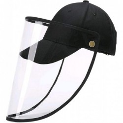Visors Women Men Summer Visor Sun Hat Windproof Dustproof Full Protective Sun Hat - Black Visor - C7187GRZEE9 $34.64