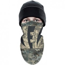 Balaclavas Half Balaclava Fleece Winter Warm Camouflage Camo Winter Face Mask for Mens Womens - White-16 - CT18NX06ZXY $30.61