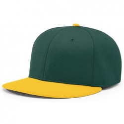 Baseball Caps PTS40 DRYVE R-Flex FIT PTS 40 Baseball HAT Ball Cap - Dark Green/Gold - CV186XSNR07 $17.79