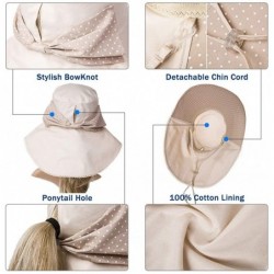 Sun Hats Small Head Women Packable SPF Sun Hat Bucket Chin Strap Summer Beach for Girls 54-56cm - Navy_69053 - CG18SQ97QU3 $4...