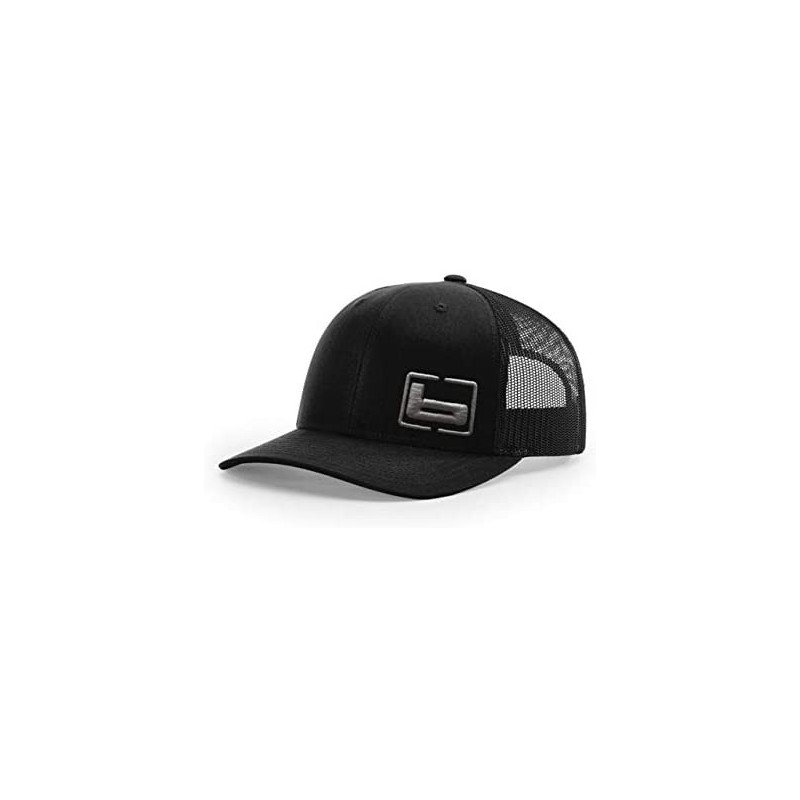 Baseball Caps Trucker Cap - Logo-black/Charcoal - C8180664QRL $49.77