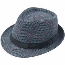 Fedoras Fedora Hats for Men-Fashion Sunhat Packable Summer Panama Beach Hat British Style Hats Men Women - Green - C818DUEL82...
