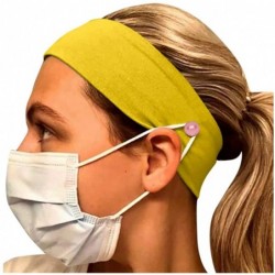 Balaclavas Button Headband for Nurses Women Men Yoga Sports Workout Turban Heawrap Face Cover Holder - Protect Your Ears - CV...