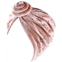 Skullies & Beanies New Women's Cotton Flower Elastic Turban Beanie Chemo Cap Hair Loss Hat - W 3 in 1 Styie 5 - CG1920L9MZA $...