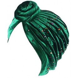 Skullies & Beanies New Women's Cotton Flower Elastic Turban Beanie Chemo Cap Hair Loss Hat - W 3 in 1 Styie 5 - CG1920L9MZA $...