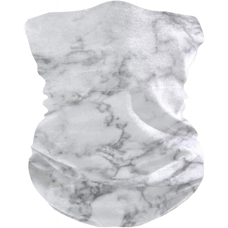 Balaclavas Texture Gaiters Seamless Recreation - 2 White Marble - CJ197QONKC7 $28.61
