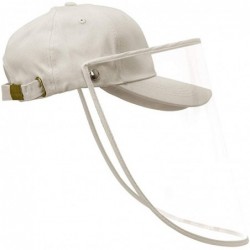 Baseball Caps Baseball Hat- Bucket Hat- Reusable Detachable Film Hat Men & Women - Q-black+beige - C1198UQN7IU $32.31
