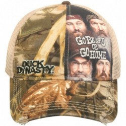 Baseball Caps Duck Commander Duck Dynasty Realtree Max-4 Camo Go Beard or Go Home Mesh Hat - C111F1M5EJL $32.09