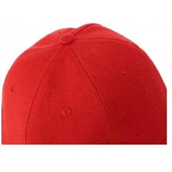 Baseball Caps Adjustable Sandwich Hats Baseball Cap Tibetan Spaniel - Red - CG1935H6OXI $44.08