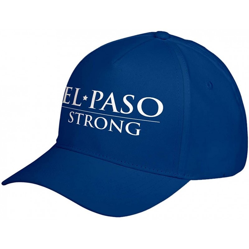 Baseball Caps Hat El Paso Strong Adjustable Unisex Baseball Cap - Royal Blue - CU18XL5RHZX $24.99