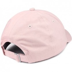 Baseball Caps World's Best Grandpa Embroidered Brushed Cotton Cap - Light Pink - CJ18CSE5DTC $26.11
