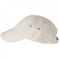 Baseball Caps Solid Low-Profile Twill Cap - Wheat - C61125TIIJV $12.76