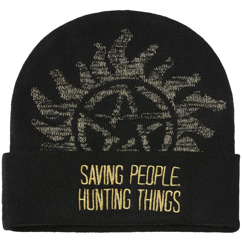 Skullies & Beanies Beanie and Skullcaps Winter Hat Found at Hot Topic. - Supernatural Family Business - CZ18O07GHUL $27.35