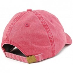 Baseball Caps The Future is Female Embroidered Soft Washed Cotton Adjustable Cap - Red - CH17YT4MSA2 $32.43