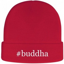Skullies & Beanies Buddha - Hashtag Soft Adult Beanie Cap - Red - CT18AXE79XI $23.84