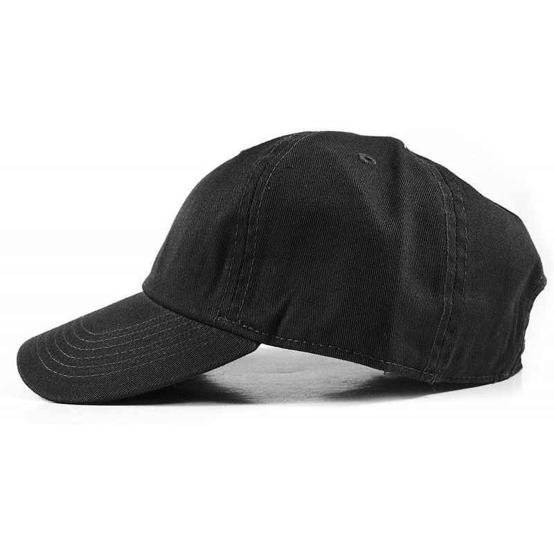 Polo Style Baseball Cap Ball Dad Hat Adjustable Plain Solid Washed Mens ...