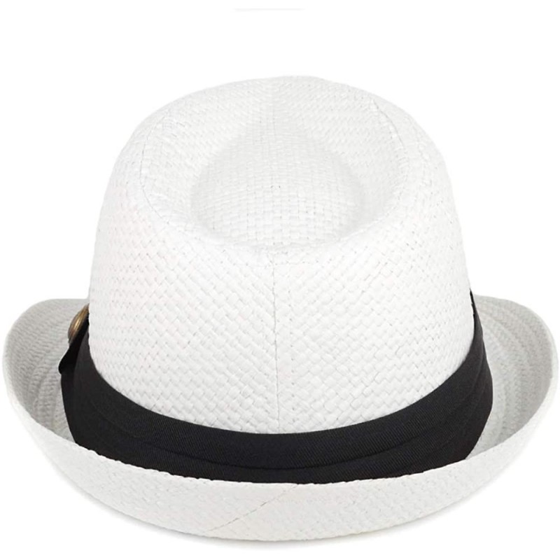 Unisex Summer Short Brim Fedora - Hats for Men & Women + Panama Hats ...