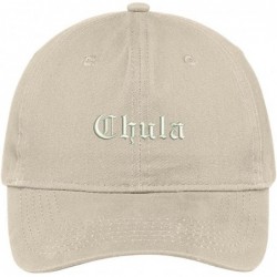 Baseball Caps Chula Embroidered Brushed Cotton Dad Hat Cap - Stone - C517YHHD0TS $33.23