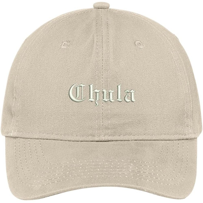 Baseball Caps Chula Embroidered Brushed Cotton Dad Hat Cap - Stone - C517YHHD0TS $25.59