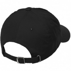 Baseball Caps Custom Low Profile Soft Hat Air Force Emblem Embroidery Veteran Name Cotton - Black - CX18OK6ACGW $26.24
