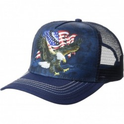 Baseball Caps The Mountain Men's Trucker Hat - Mountain-Eagle - CL184524KK6 $43.91