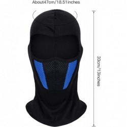 Balaclavas 4 Pieces Full Face Cover Balaclava Windproof Ski Mask Winter Face Mask with 1 Hole and Breathing Holes for Adults ...
