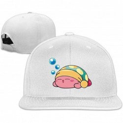 Baseball Caps Funny Cute Sleeping Kirby Unisex Hip-Hop Korea Fashion Adjustable Moss Green Baseball Cap - White - CR18M4I4DXR...
