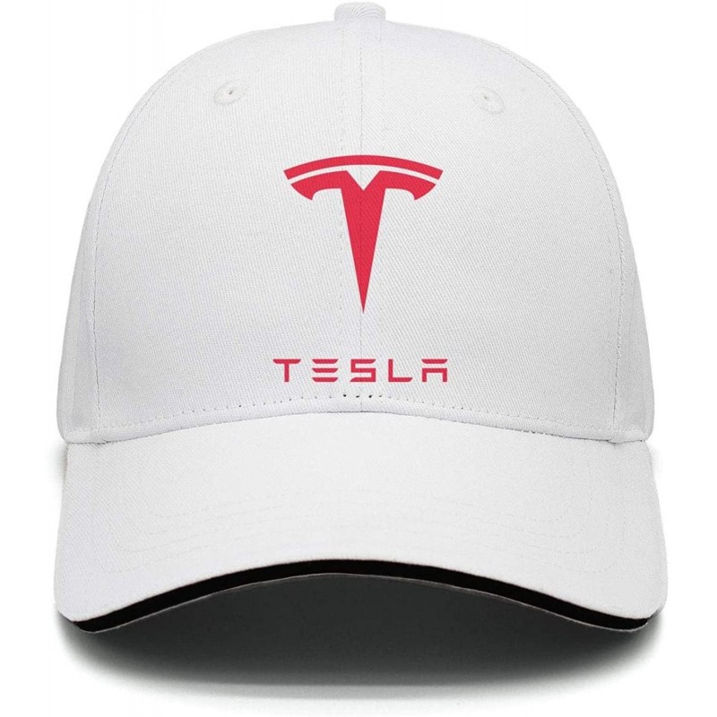 Baseball Caps Classic Tesla Car Baseball Hat for Mens Womens Trucker Cap - Tesla-9 - CL18LG974OX $23.60