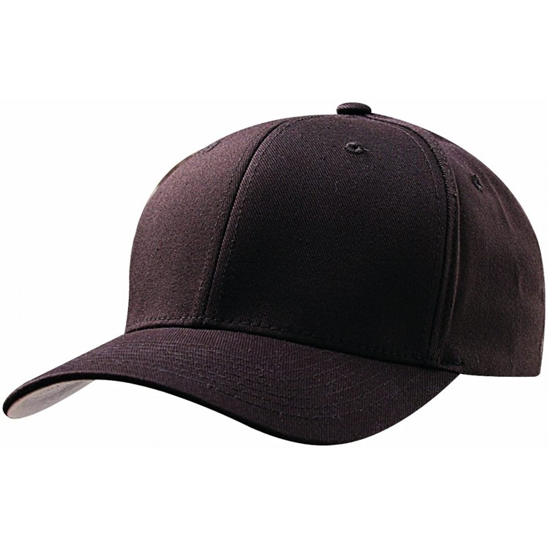 Baseball Caps Premium Original Wooly Combed Twill Cap 6277 (XXL (7 3/8" - 8")- Black) - C211DLCZ817 $20.75