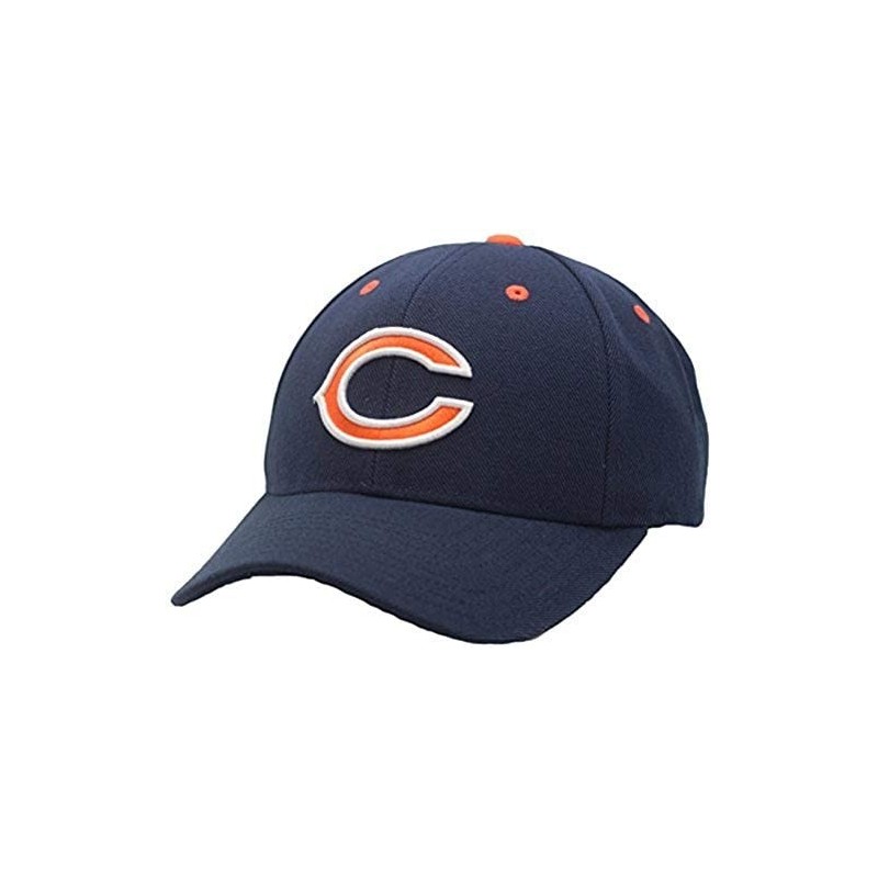 Baseball Caps Chicago Bears Hat Wool Blend Adjustable Strap Navy - CO18WUS9CIW $25.88