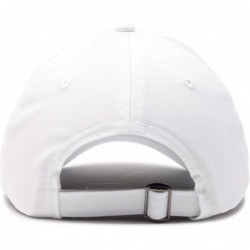 Baseball Caps ICY Snowflake Hat Womens Baseball Cap - White - CH18ZQ3TX7C $20.25