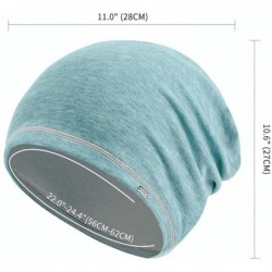 Skullies & Beanies Mens Beanie Hats Slouchy Warm Knit Skull Cap for Men Women Winter Unisex - Green - CC18Y3O0M3R $12.96