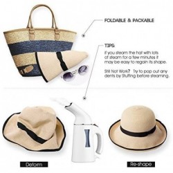 Sun Hats Packable UPF Straw Sunhat Women Summer Beach Wide Brim Fedora Travel Hat Bowknot - 69087_white - CS12E73Y8EB $27.71