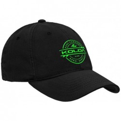 Baseball Caps Classic Cotton Dad Hats. Low Profile Adjustable Caps - Black/Green - CY12MCQ0OYD $28.46