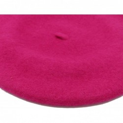 Berets Wool French Beret Hat for Women - Rose - CZ18NMXRRAG $15.50