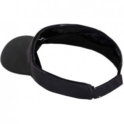 Bucket Hats Women Unisex PU Visors Wide Brim UV Protective Sportswear Visors Golf Tennis Sunhat - Silver&grey - CN18E7L5U59 $...