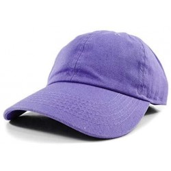 Baseball Caps Polo Style Baseball Cap Ball Dad Hat Adjustable Plain Solid Washed Mens Womens Cotton - Lavender - CL18WC6MAT5 ...