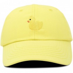 Baseball Caps Cute Ducky Soft Baseball Cap Dad Hat - Xxs / Xs / S - Minion Yellow - CS18LXOA0Y4 $16.93