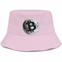 Sun Hats Unisex Bigfoot Flamingo Protection Packable - Bitcoin Logo Moon - CX18WTCR3O5 $28.69