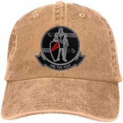 Baseball Caps US_Navy Strike Fighter Squadron 154 Insignia Adjustable Baseball Caps Denim Hats Cowboy Sport Outdoor - Natural...