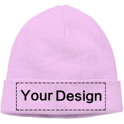Skullies & Beanies Personalized Customized Beanie Watch Hat Skull Cap with Your Name Text- Unisex - 4 Pink - CT18IZ4DLWM $27.48