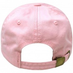 Baseball Caps Girl Power Dad Hat Cotton Baseball Cap Polo Style Low Profile - Light Pink - CM18Q25SEAL $19.10