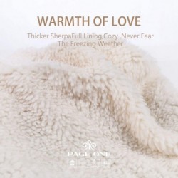 Skullies & Beanies Womens Fleece Lined Slouchy Beanie Chunky Baggy Hat Fur Pompom Winter Soft Warm Cap - Confetti Maroon - CD...