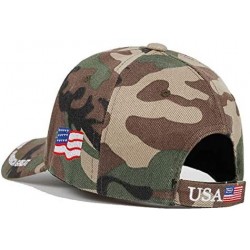 Baseball Caps Men's Baseball Cap Retro Hat Trump 2020 American Baseball Cap Snapback Hat Embroidered Bone Unisex - Camouflage...