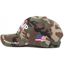 Baseball Caps Men's Baseball Cap Retro Hat Trump 2020 American Baseball Cap Snapback Hat Embroidered Bone Unisex - Camouflage...