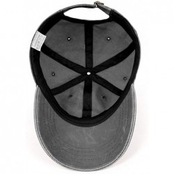 Cowboy Hats Unisex Men's Denim Baseball Hats Cute Adjustable Mesh Trucker Kroger-Logo-Black-and-White-Flat Caps - Grey-40 - C...