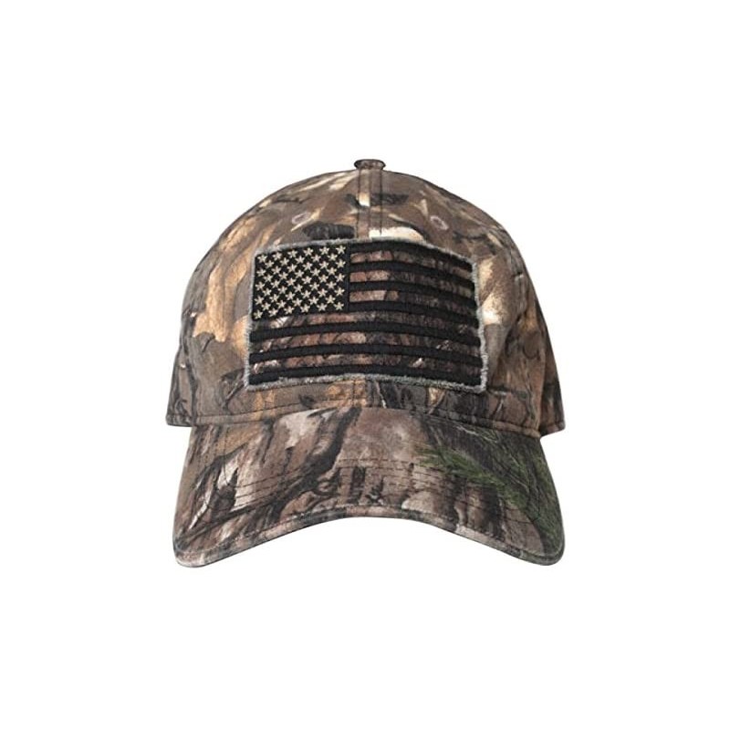 Baseball Caps Buck Wear Men's Smooth Operator Hat with Black Out American Flag - Camouflage - CP11LN1UXF9 $28.00