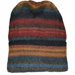 Skullies & Beanies Women's 100% Alpaca Wool Hat Knit Unisex Beanie Chiminea - CT129V14TXT $93.72