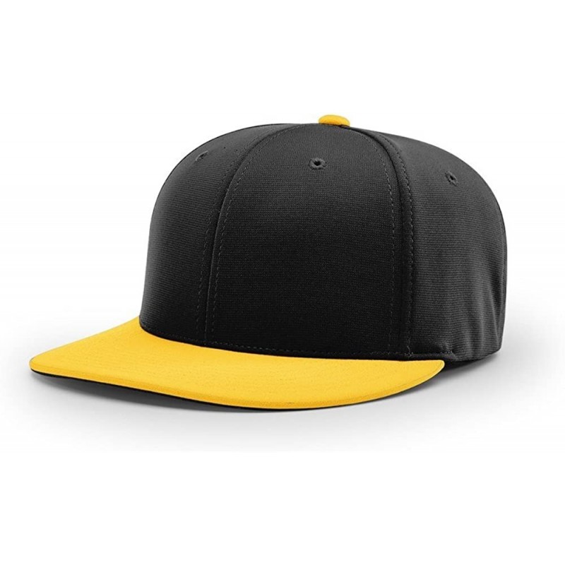 Baseball Caps PTS 20 PTS20 Pulse R-Flex FIT Baseball HAT Ball Cap - Black/Gold - CG186XQUKZD $13.73