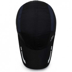Baseball Caps Breathable Outdoor UV Protection Cap Lightweight Quick Drying Summer Sports Sun Caps - Yd06-black - CR18TIQE07Y...